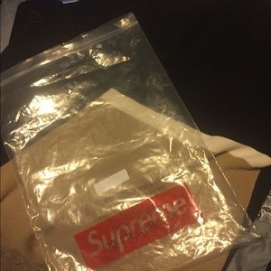 Supreme spilt Pique crew neck sweater
